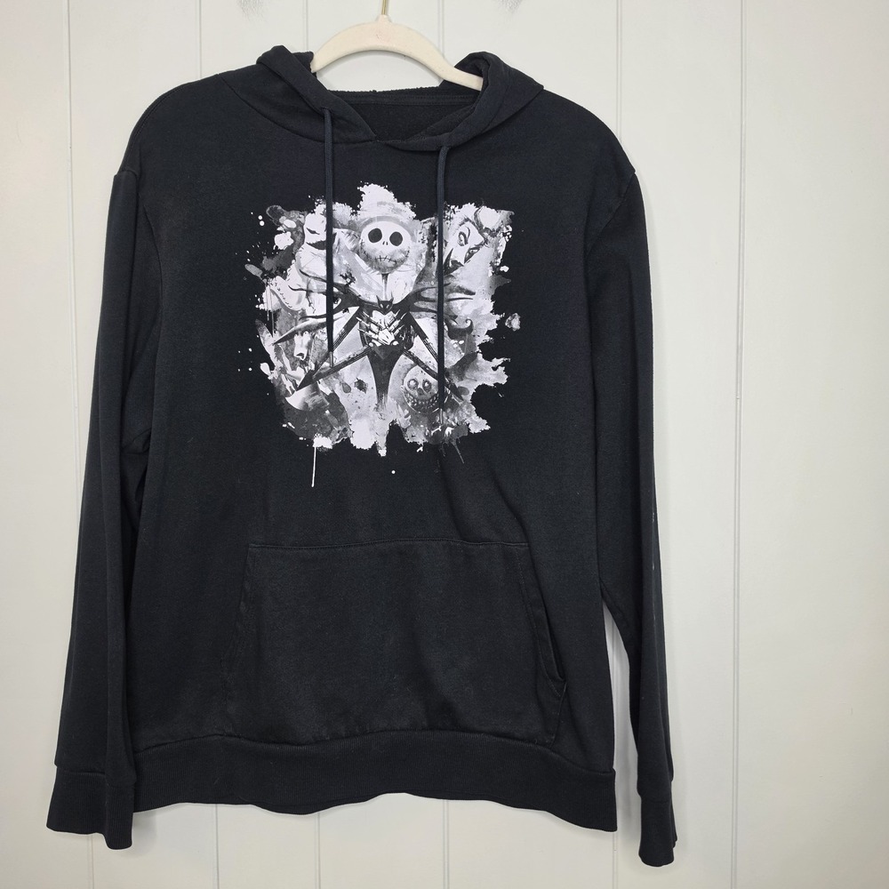 Tim Burton's The Nightmare Before Christmas Hoodie No Size Measurements Descript
